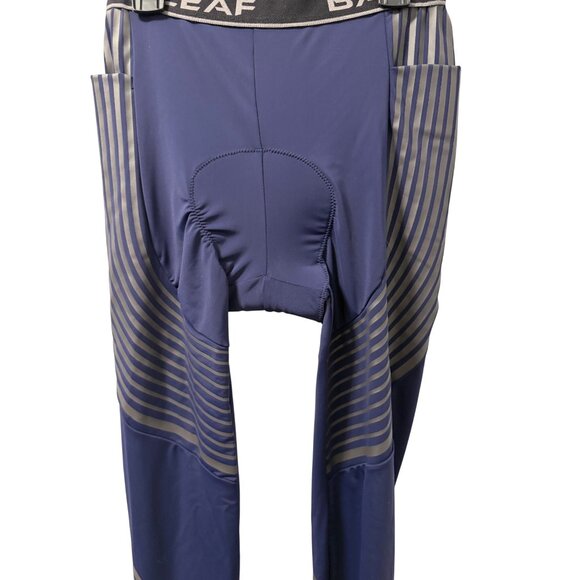 Baleaf Mens Cycling Tights S Blue & Gray Nylon/Spandex. NWT - Picture 7 of 11